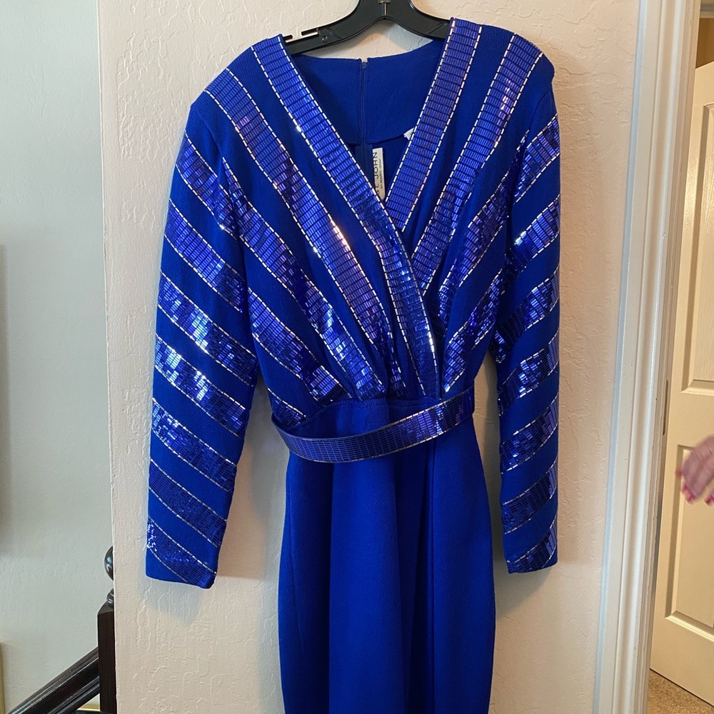 St. John Blue Dress